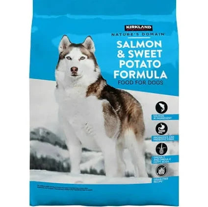 Kirkland Signature Nature's Domain Salmon & Sweet Potato Formula Dog Food, 35 lbs