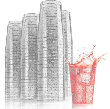 Chinet Crystal 10 oz Clear Plastic Cups, 150-Count – Elegant Disposable Tumblers for Parties, Events, and Everyday Use