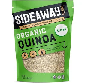 Sideaway Foods Organic Quinoa 64 oz – Non-GMO, Gluten-Free, Bulk Whole Grain Superfood