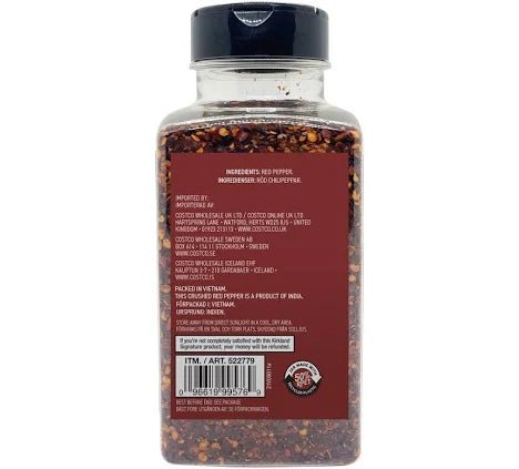 Kirkland Signature Crushed Red Pepper, 10 oz – Bold Heat, Kosher Certified, Premium Spice