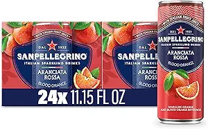 San Pellegrino Italian Sparkling Drink Variety Pack, 11.15 fl oz Cans, 24-Count – Real Juice, Mediterranean Flavor
