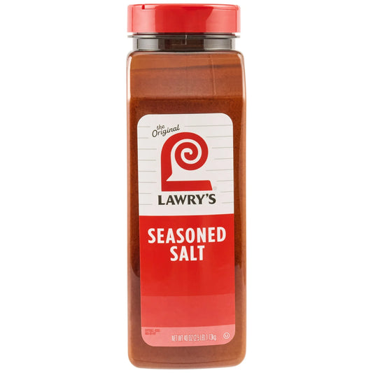 Lawry's Seasoned Salt, 40 oz – Original Blend of Salt, Herbs & Spices | Kosher, No MSG, Ideal for Grilling & Everyday Cooking