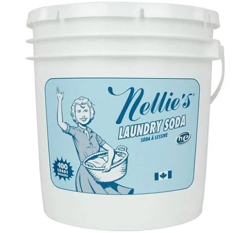 Nellie’s Laundry Soda Detergent, 400 Loads – Natural, HE Compatible