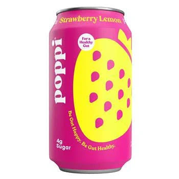 Poppi Prebiotic Soda Variety Pack, 12 fl oz Cans, 15-Count – Gut Health, Low Sugar, Sparkling Refreshment