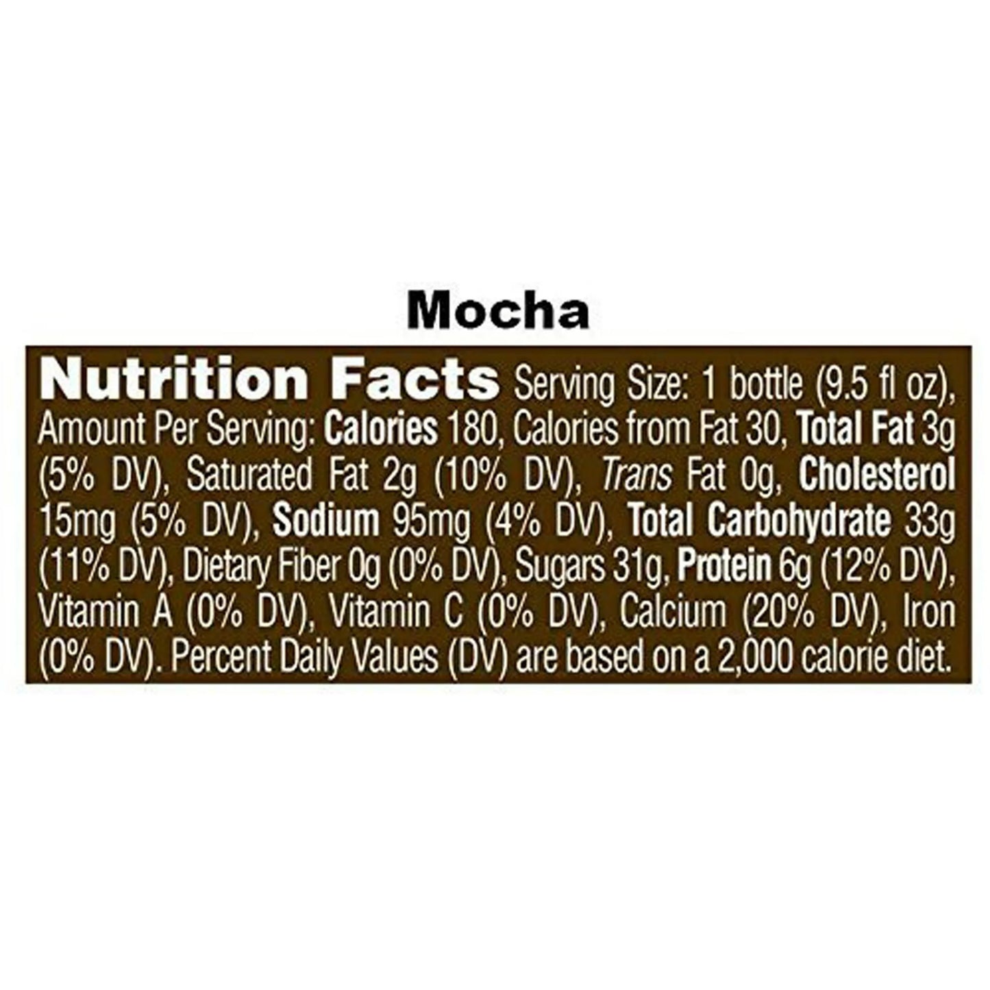 Starbucks Frappuccino Mocha Iced Coffee Drink 9.5 fl oz - 15 Pack Glass Bottles | Ready-to-Drink, Rich Mocha Flavor, Naturally Caffeinated