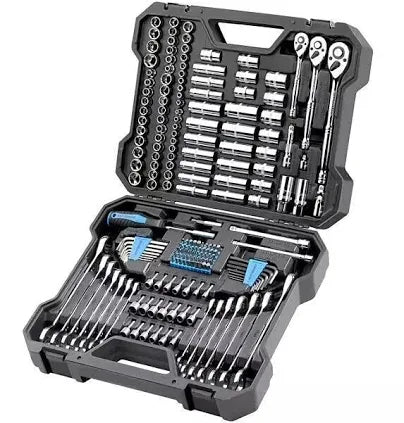 Channellock Mechanics Tool Set – 200 Piece Kit | SAE & Metric, Durable Steel Construction, Professional-Grade Socket & Ratchet Set