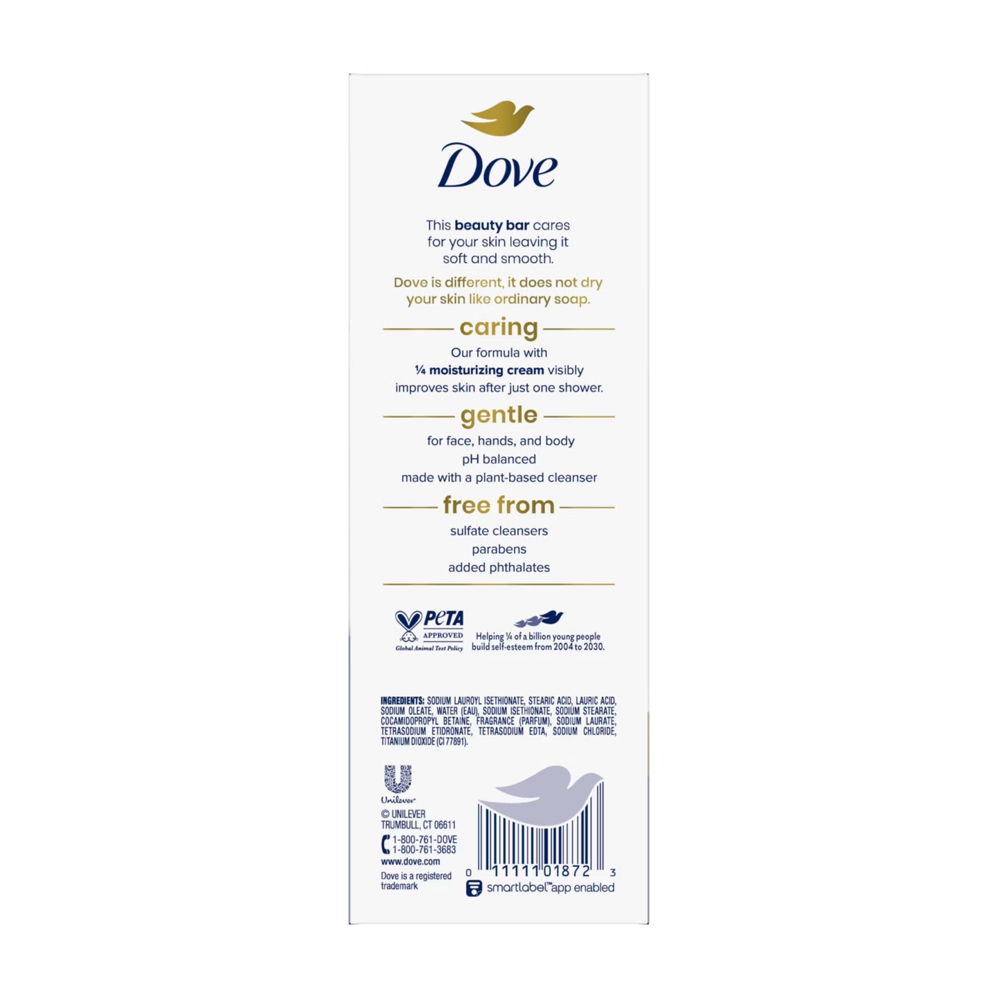 Dove Moisturizing Beauty Bar Soap Sensitive Skin, 3.75 oz, 16‑Pack – Hypoallergenic & NutriumMoisture