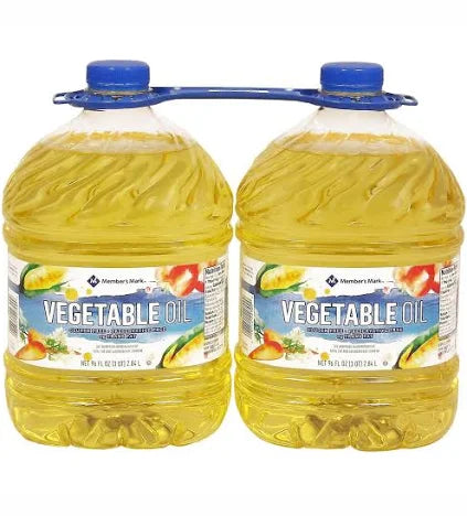 Kirkland Signature Vegetable Oil, 3 Qt, 2-Pack – All-Purpose Cooking Oil